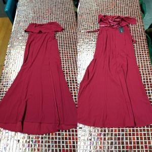 Strapless fashion Nova dress